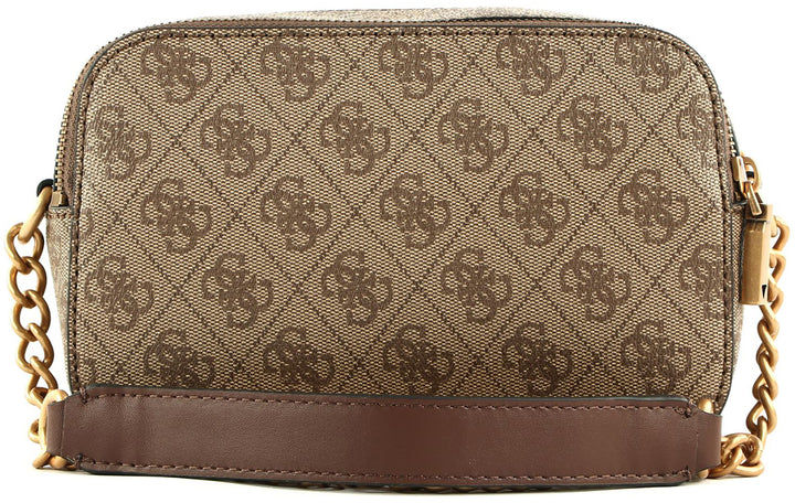 Guess Izzy Frauen 4G Logo Druck Synthetik Kamera Tasche Lattee