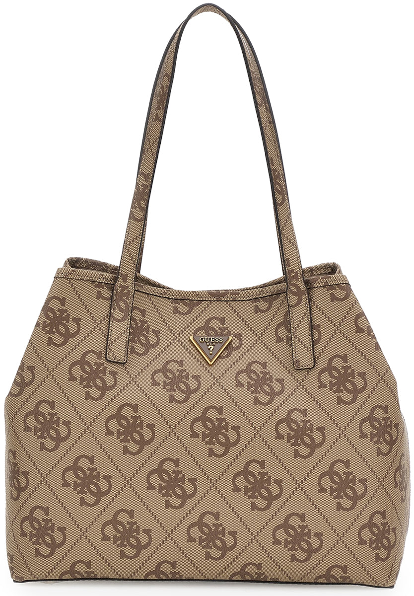 Guess Vikky In Lattee For Women Tote Peony Large Shopper