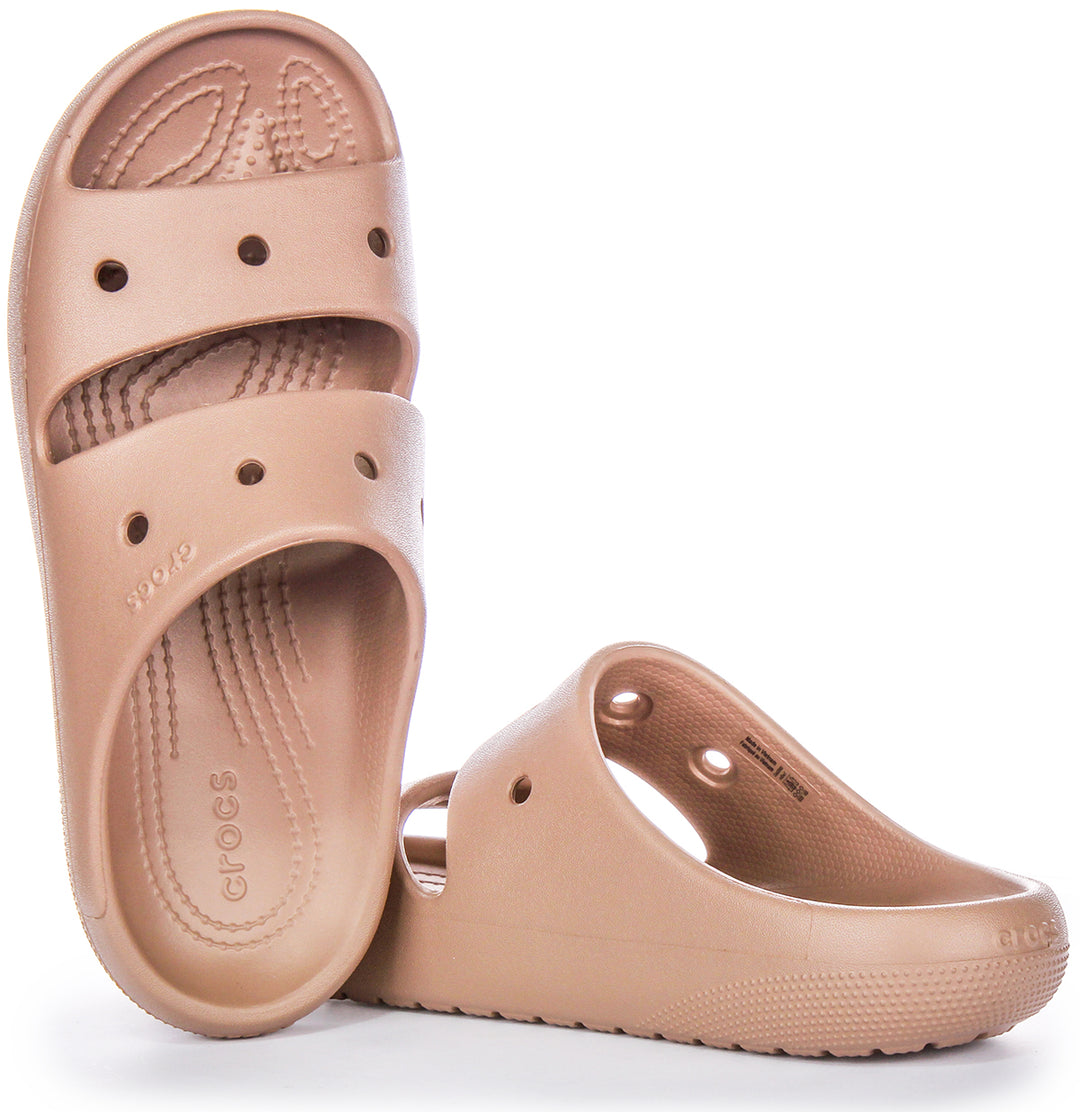 Crocs Classic Sandal 2.0 In Lattee