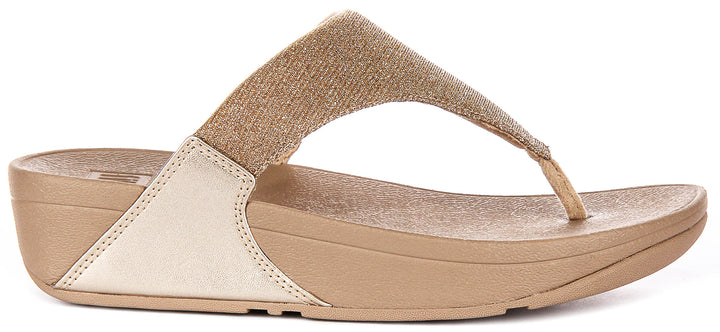 Fitflop Lulu Shimmerlux en Latte pour femmes