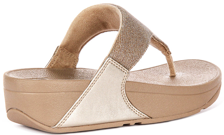 Fitflop Lulu Shimmerlux en Latte pour femmes