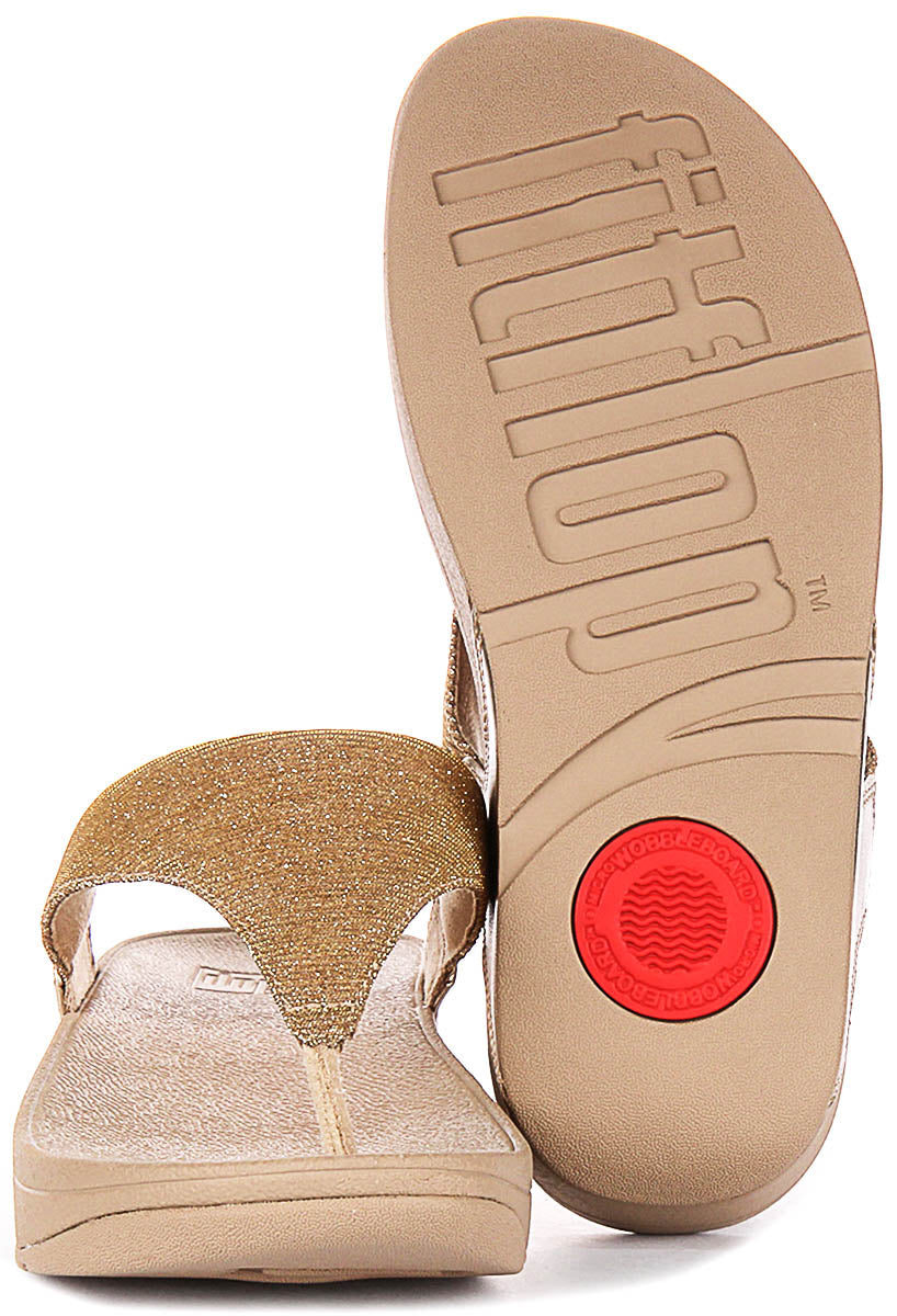 Fitflop Lulu Shimmerlux en Latte pour femmes