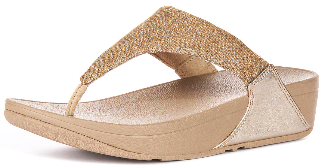 Fitflop Lulu Shimmerlux en Latte pour femmes