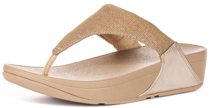 Fitflop Lulu Shimmerlux en Latte pour femmes
