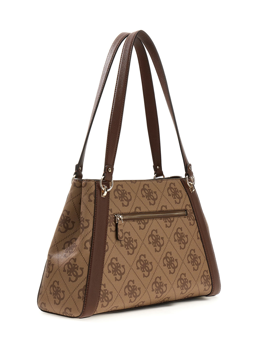 Guess Karnilla Logo Handbag In Lattee For Women