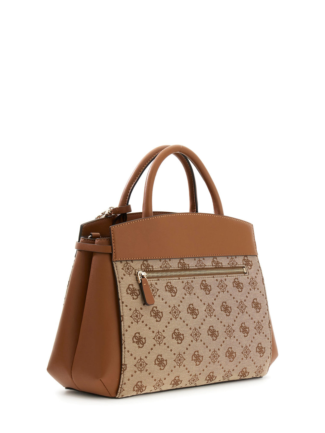 Guess Melinda Logo Handbag In Lattee For Women