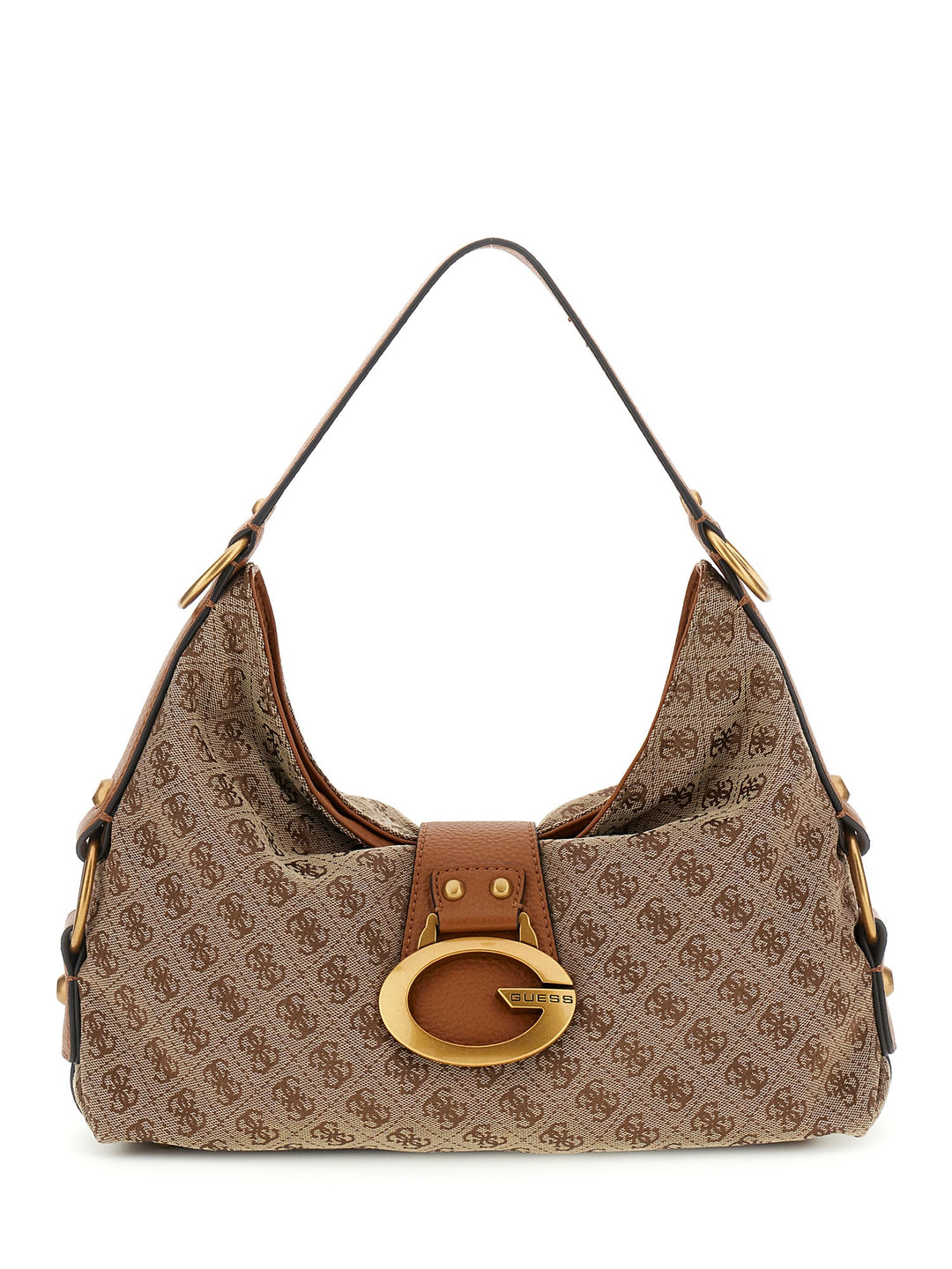 Guess Camden Medium Shoulder Bag In Lattee For Women