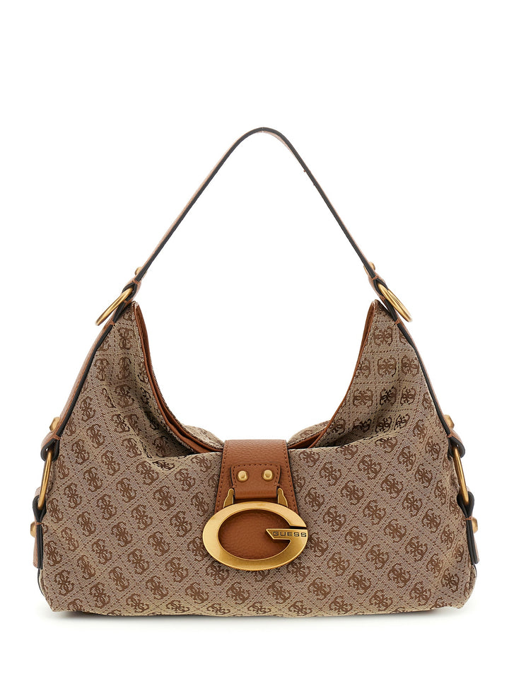Guess Camden Medium Shoulder Bag In Lattee For Women