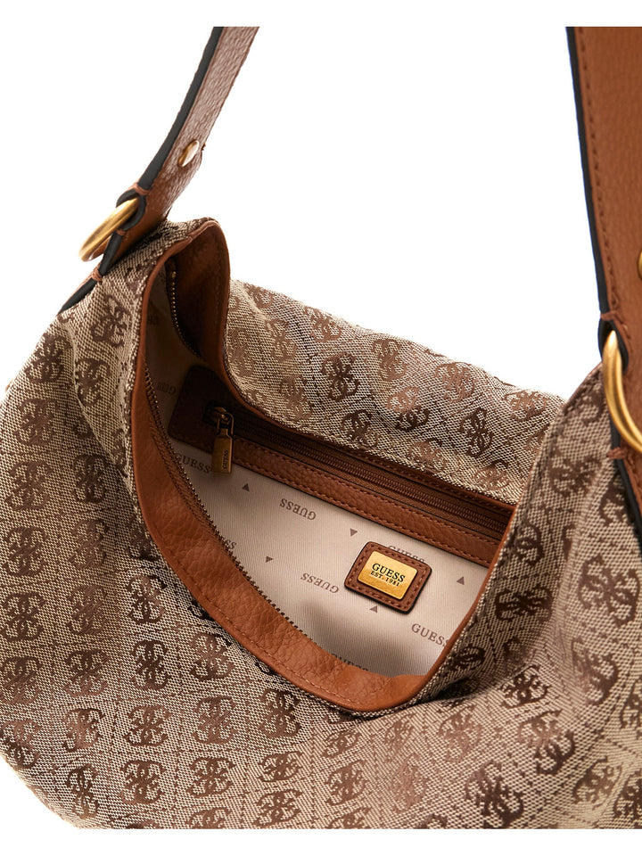 Guess Camden Medium Shoulder Bag In Lattee For Women