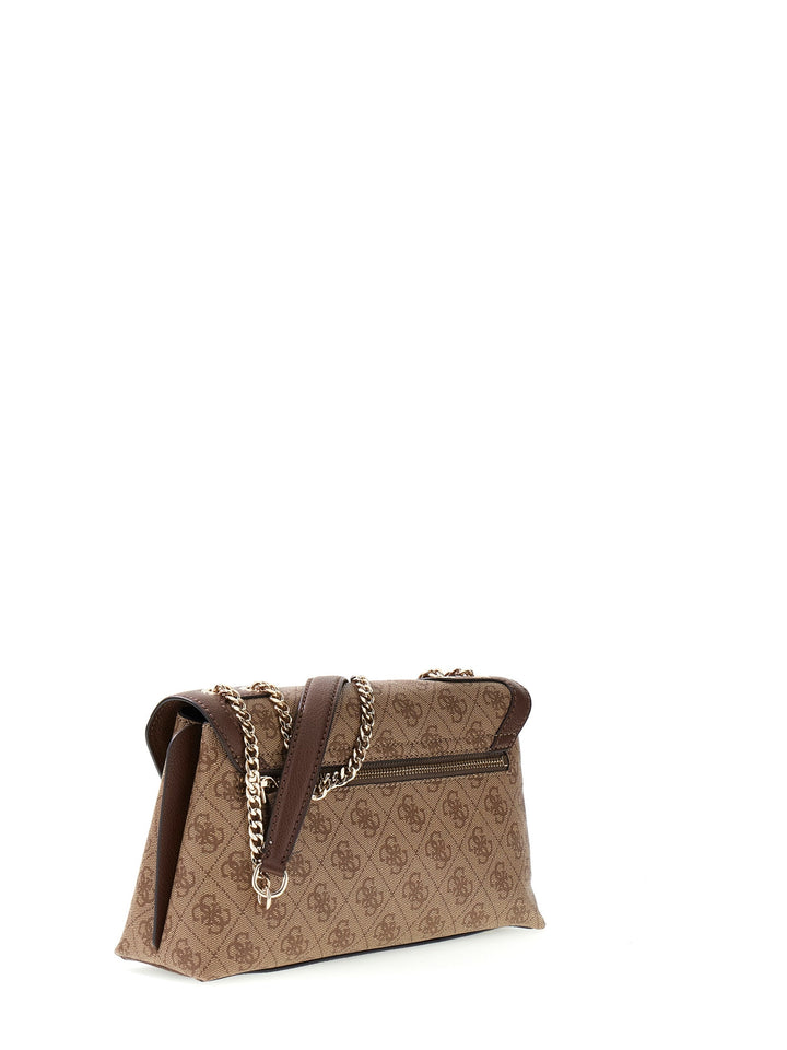 Guess Lindsey Crossbody Bag In Lattee For Women