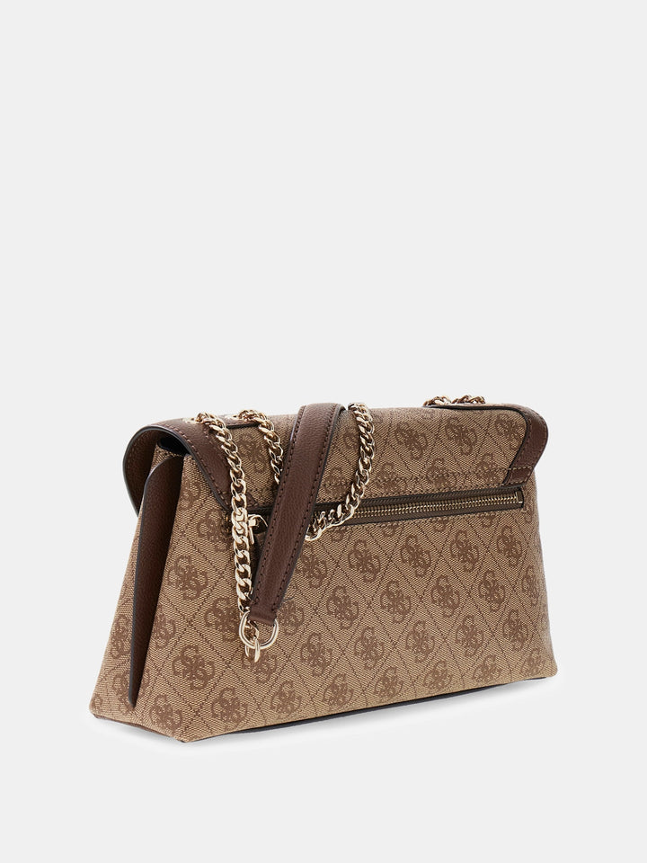 Guess Lindsey Crossbody Bag In Lattee For Women