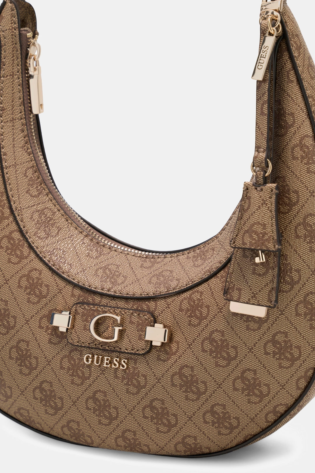 Guess Lindsey Hobo Bag In Lattee For Women