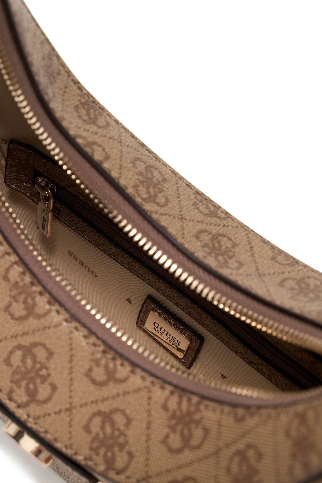 Guess Lindsey Hobo Bag In Lattee For Women