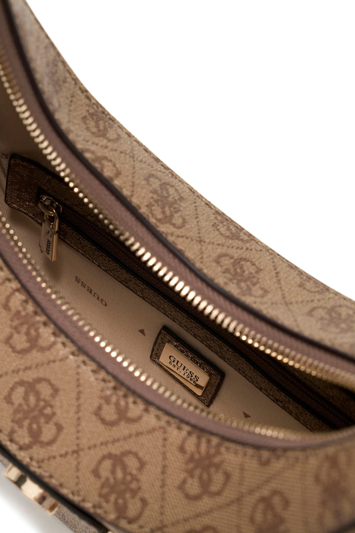 Guess Lindsey Hobo Bag In Lattee For Women