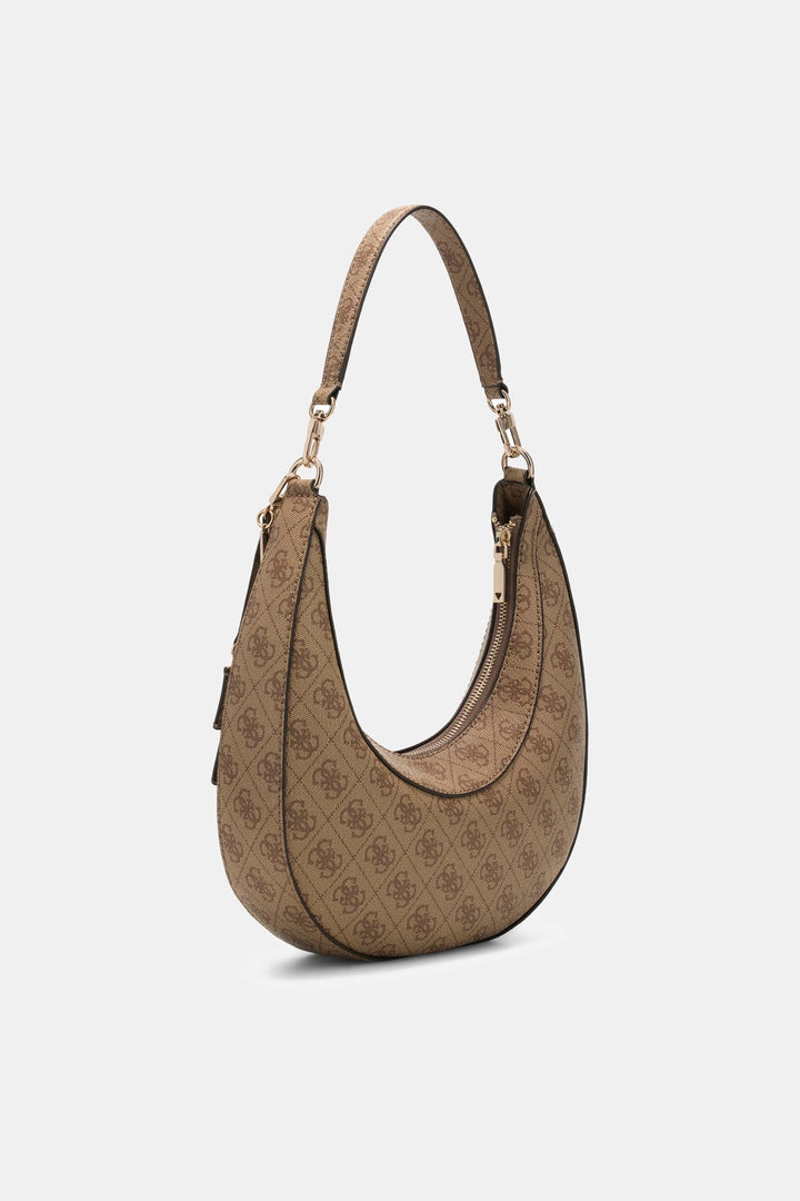 Guess Lindsey Hobo Bag In Lattee For Women