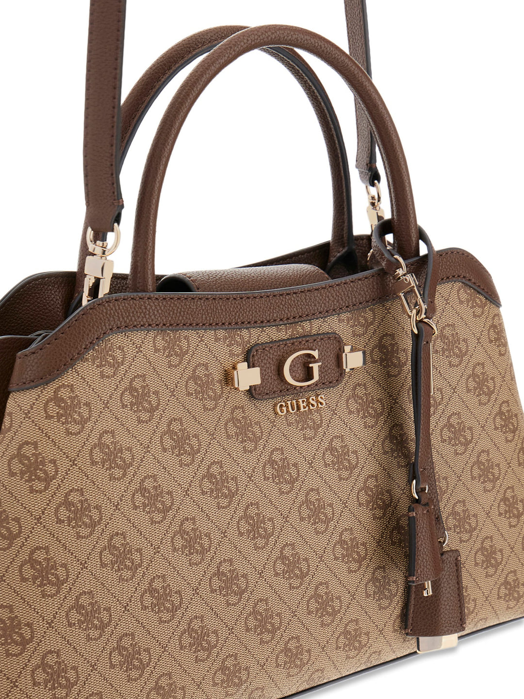Guess Lindsey Girlfriend Satchel Bag In Lattee For Women
