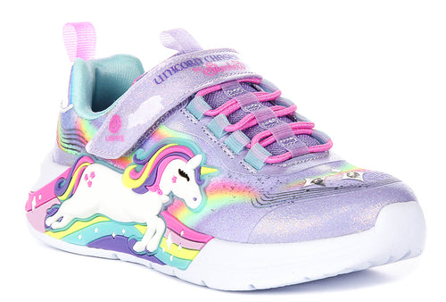 Skechers Unicorn Chaser In Lavender For Kids