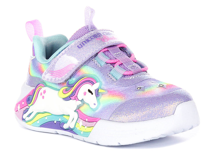 Skechers Unicorn Chaser In Lavender For Toddler