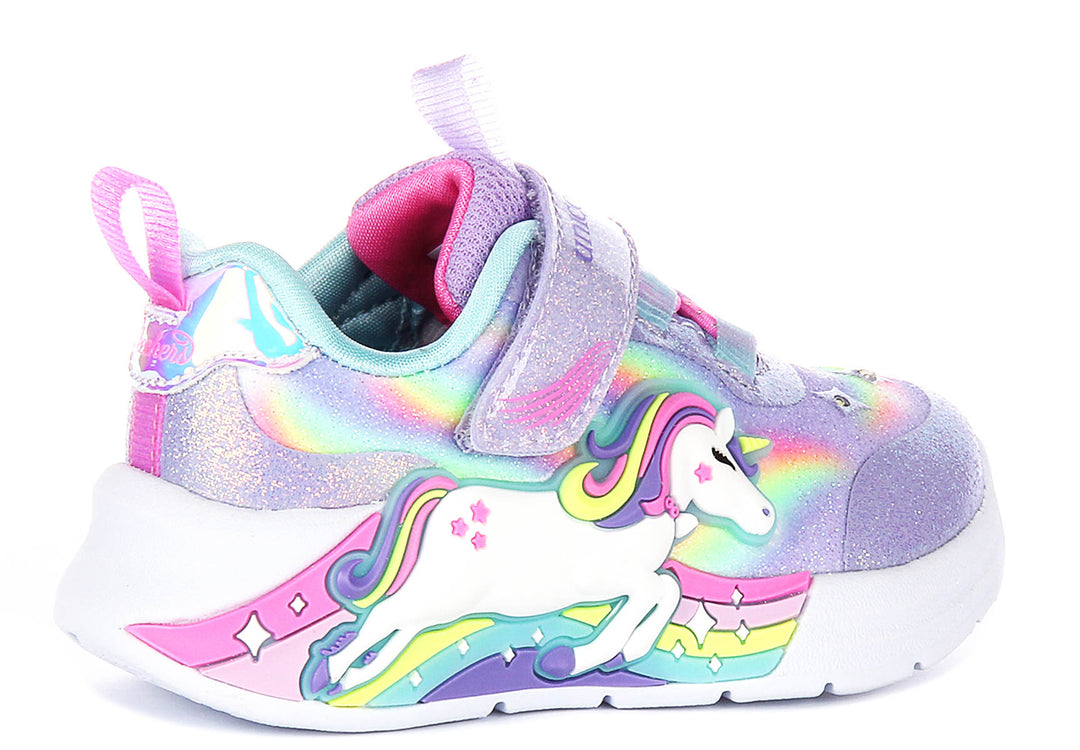 Skechers Unicorn Chaser In Lavender For Toddler