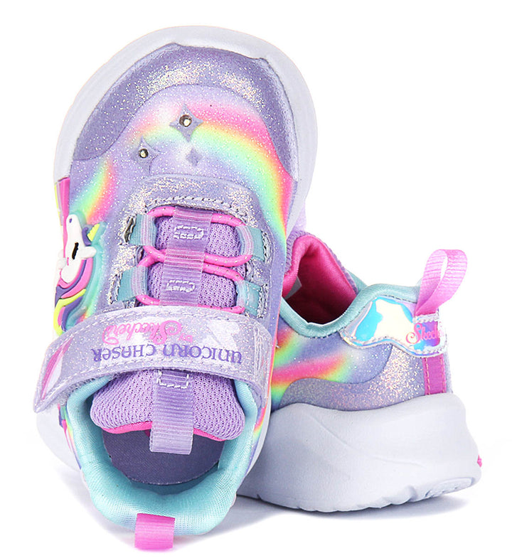Skechers Unicorn Chaser In Lavender For Toddler