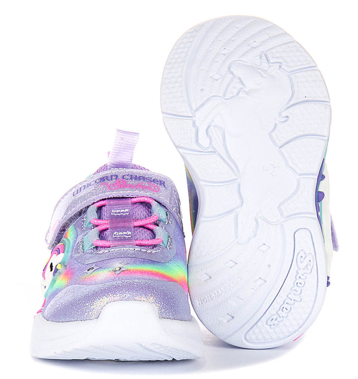 Skechers Unicorn Chaser In Lavender For Toddler