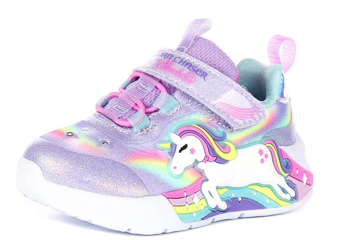 Skechers Unicorn Chaser In Lavender For Toddler