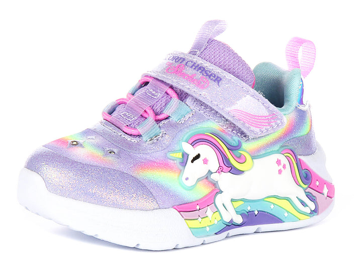 Skechers Unicorn Chaser In Lavender For Toddler