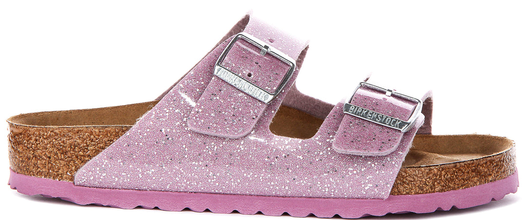 Birkenstock Arizona Kids Bs In Lavender For Juniors | Regular Fit