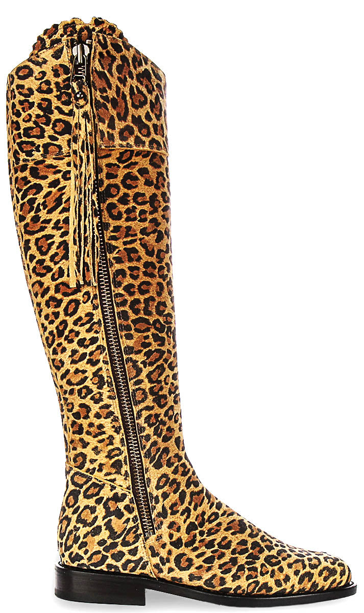 Justinreess England Valentina Slim In Leopard For Women
