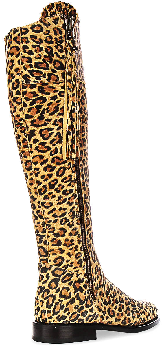 Justinreess England Valentina Slim In Leopard For Women