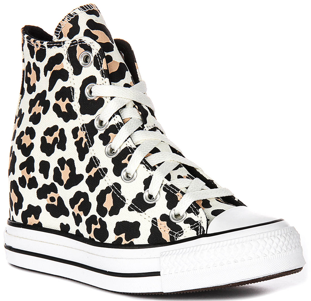 Converse Chuck Lift Wedge A14938C In Leopard For Women