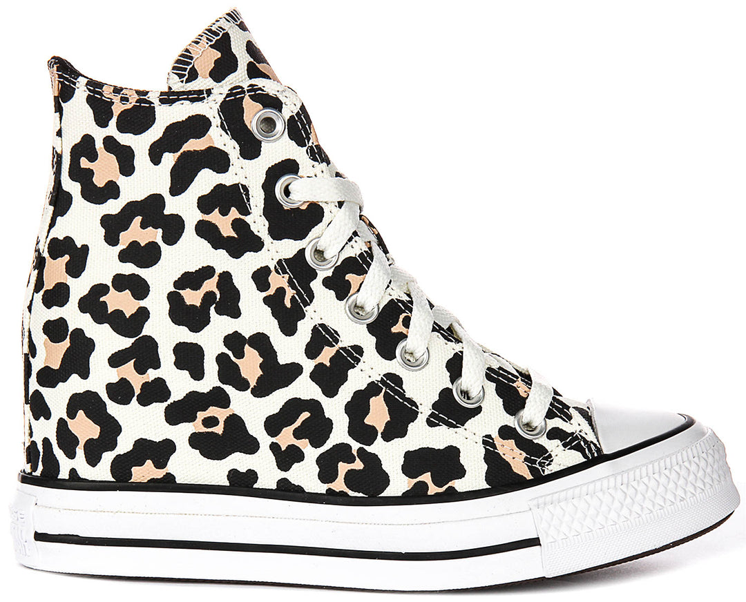 Converse Chuck Lift Wedge A14938C In Leopard For Women
