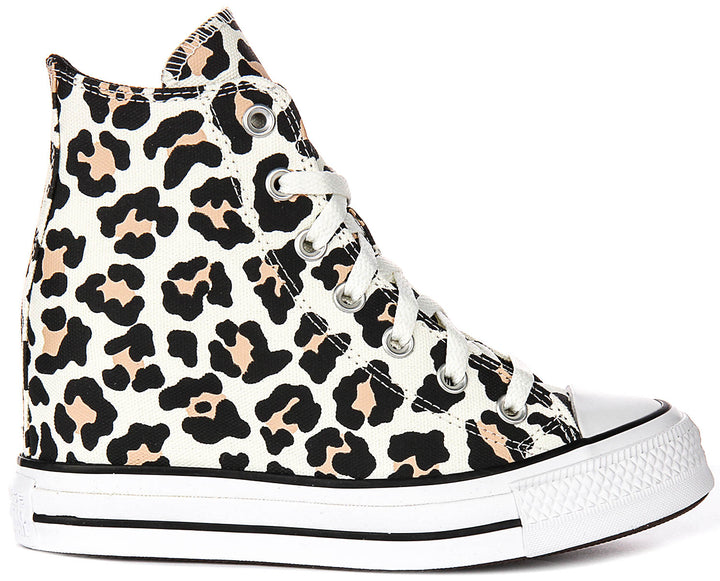 Converse Chuck Lift Wedge A14938C In Leopard For Women