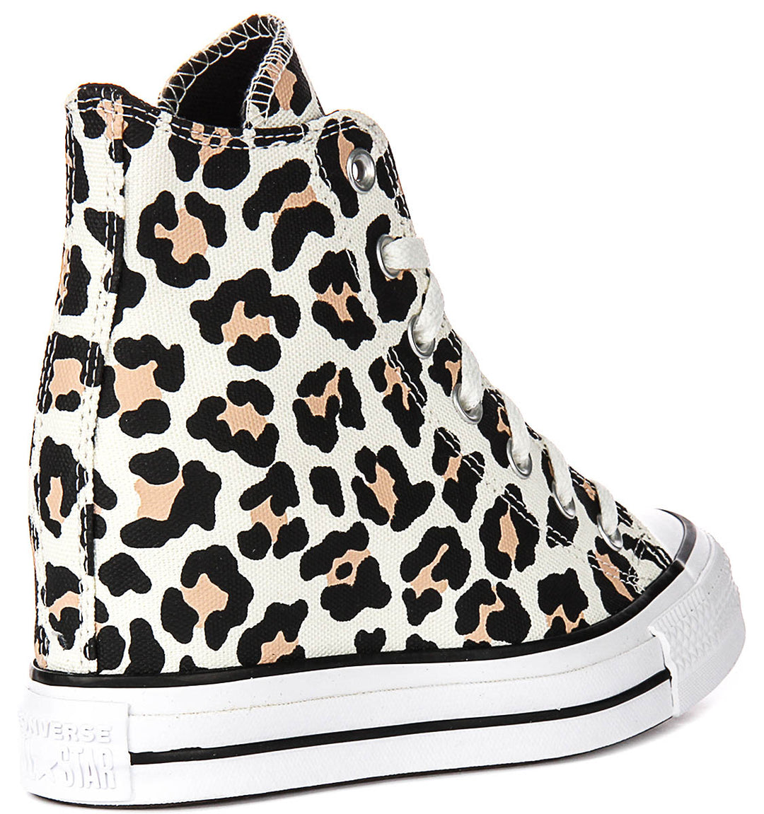 Converse Chuck Lift Wedge A14938C In Leopard For Women