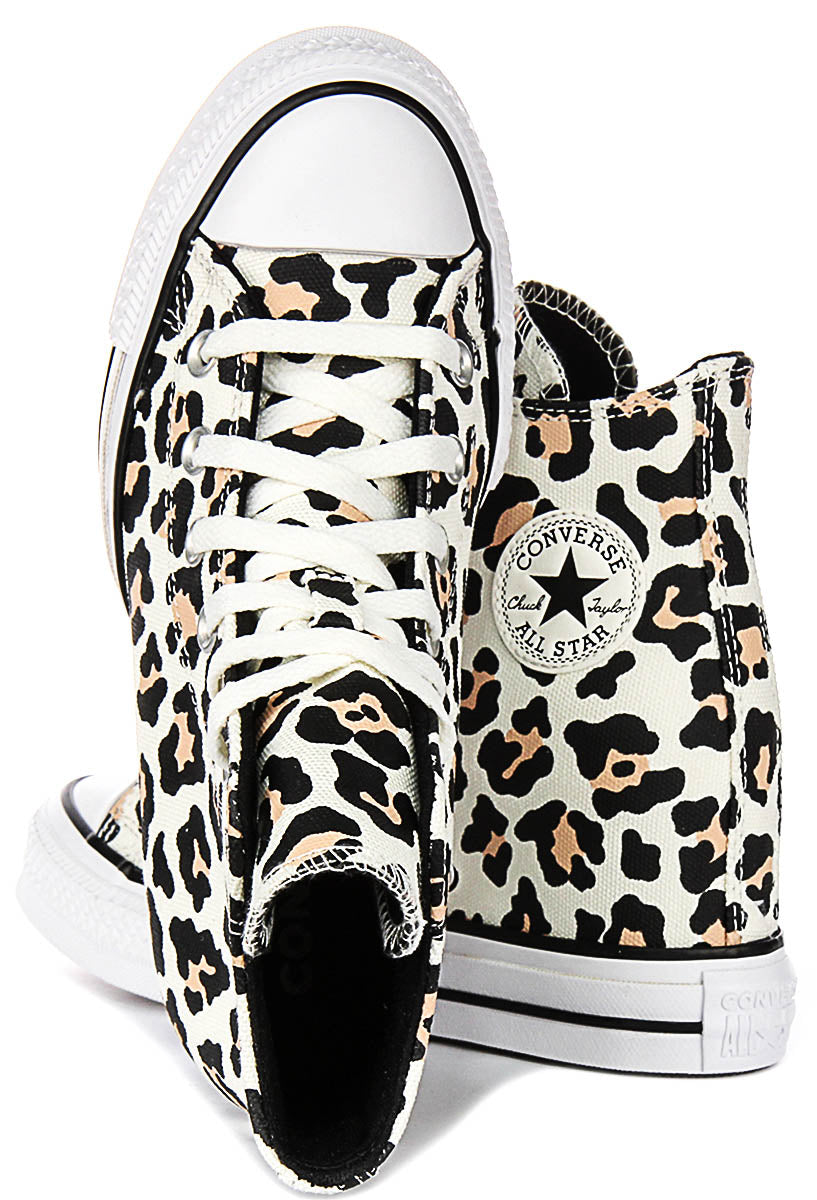 Converse Chuck Lift Wedge A14938C In Leopard For Women