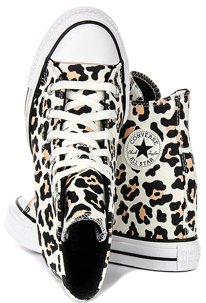 Converse Chuck Lift Wedge A14938C In Leopard For Women