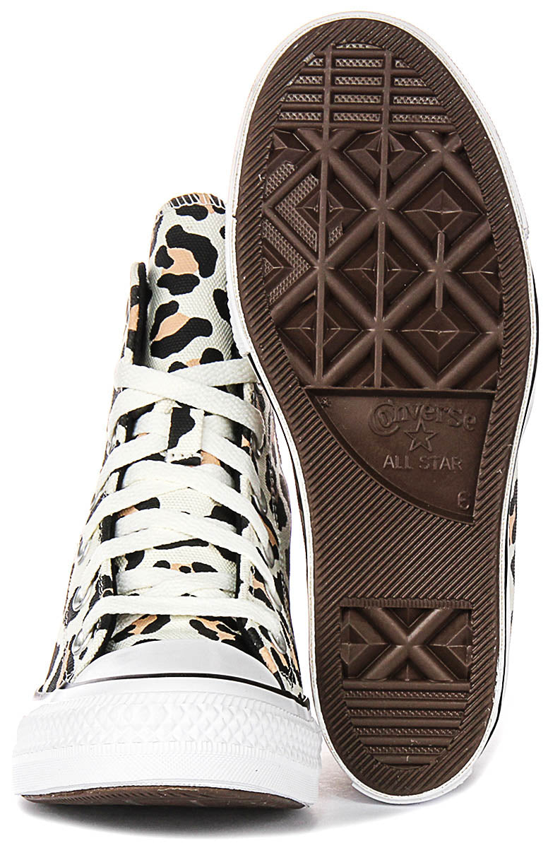 Converse Chuck Lift Wedge A14938C In Leopard For Women