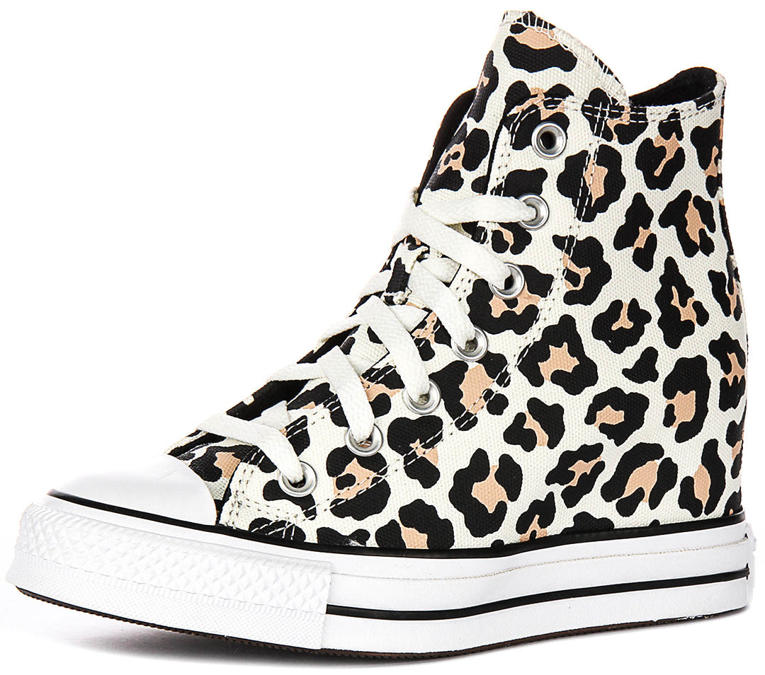 Converse Chuck Lift Wedge A14938C In Leopard For Women