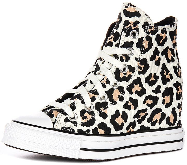 Converse Chuck Lift Wedge A14938C In Leopard For Women