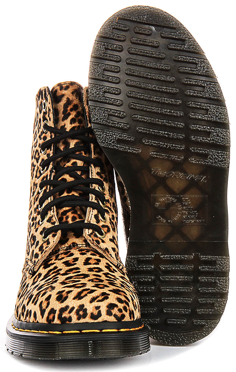 Dr Martens 1460 Pascal In Leopard Print For Women