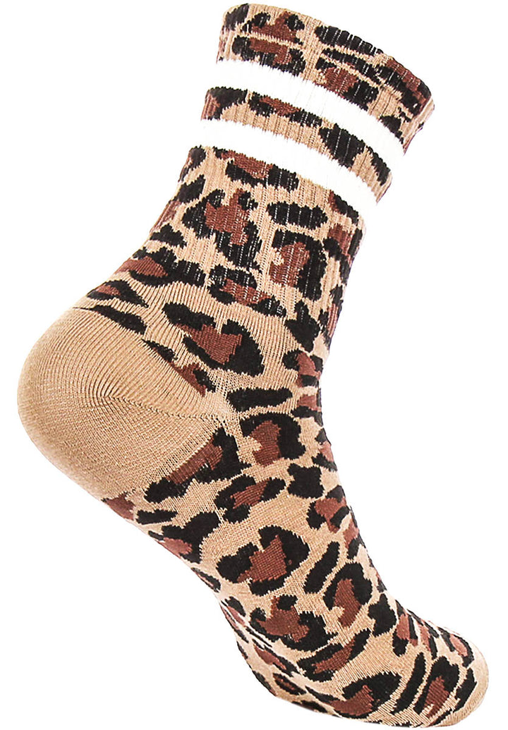 Justinreess England 2P Stripe W In Leopard For Women