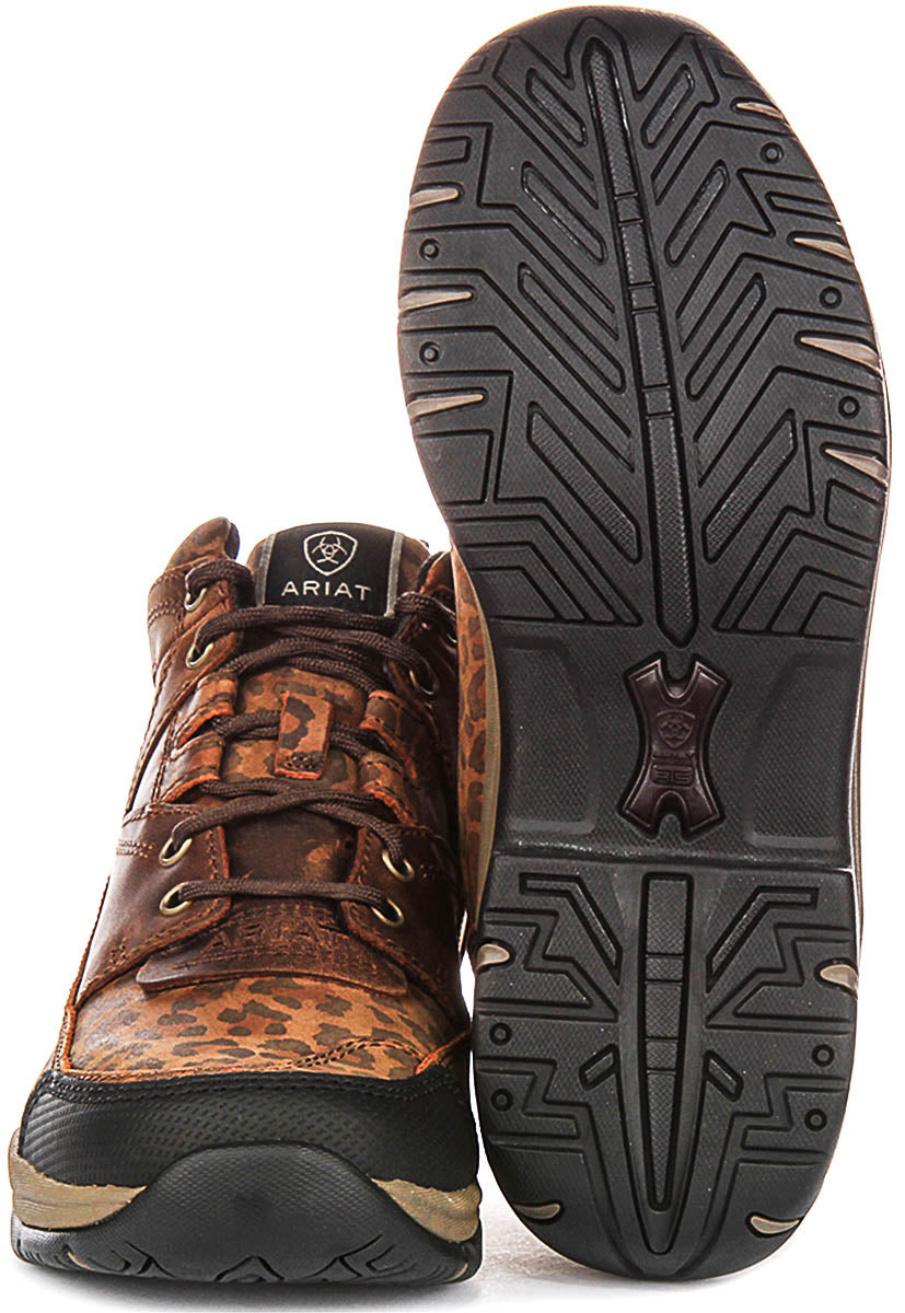 Ariat Terrain Boot In Leopard Print For Women