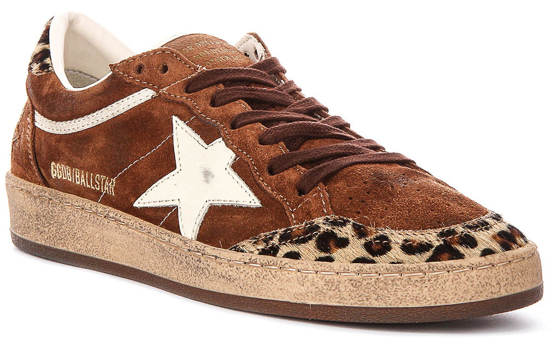Golden Goose Ball Star In Leopard For Women