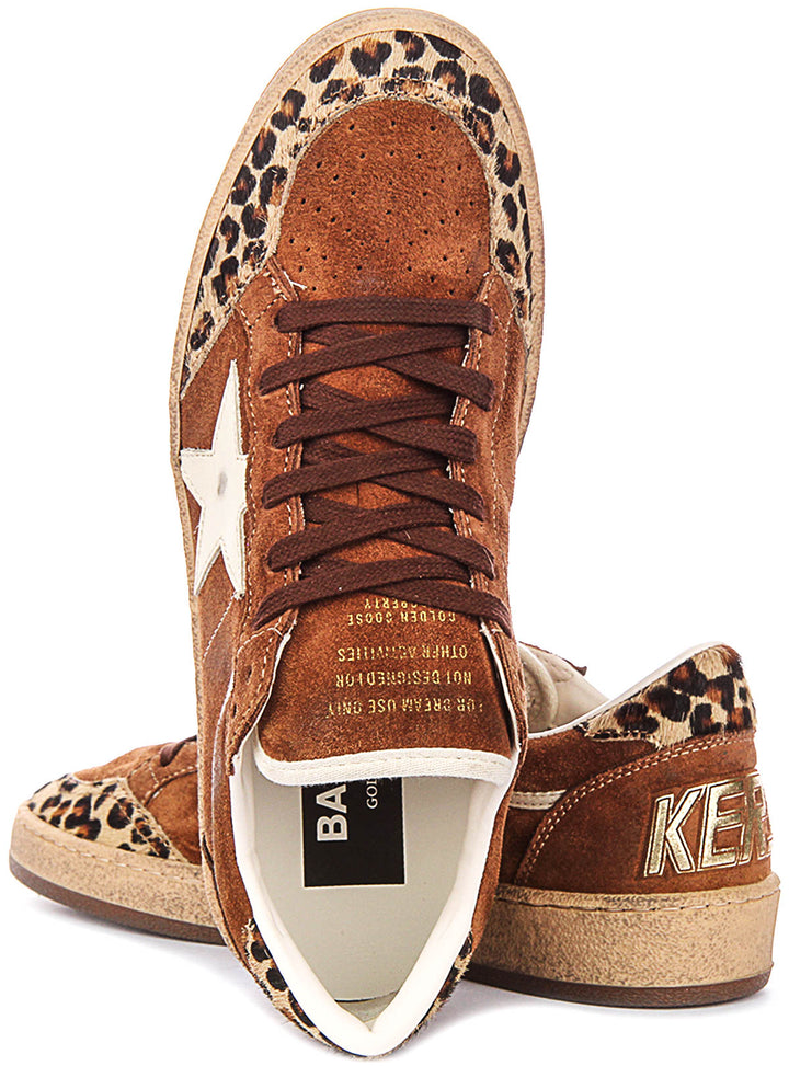 Golden Goose Ball Star In Leopard For Women