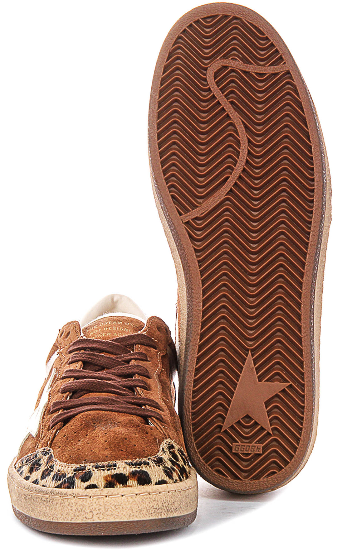 Golden Goose Ball Star In Leopard For Women