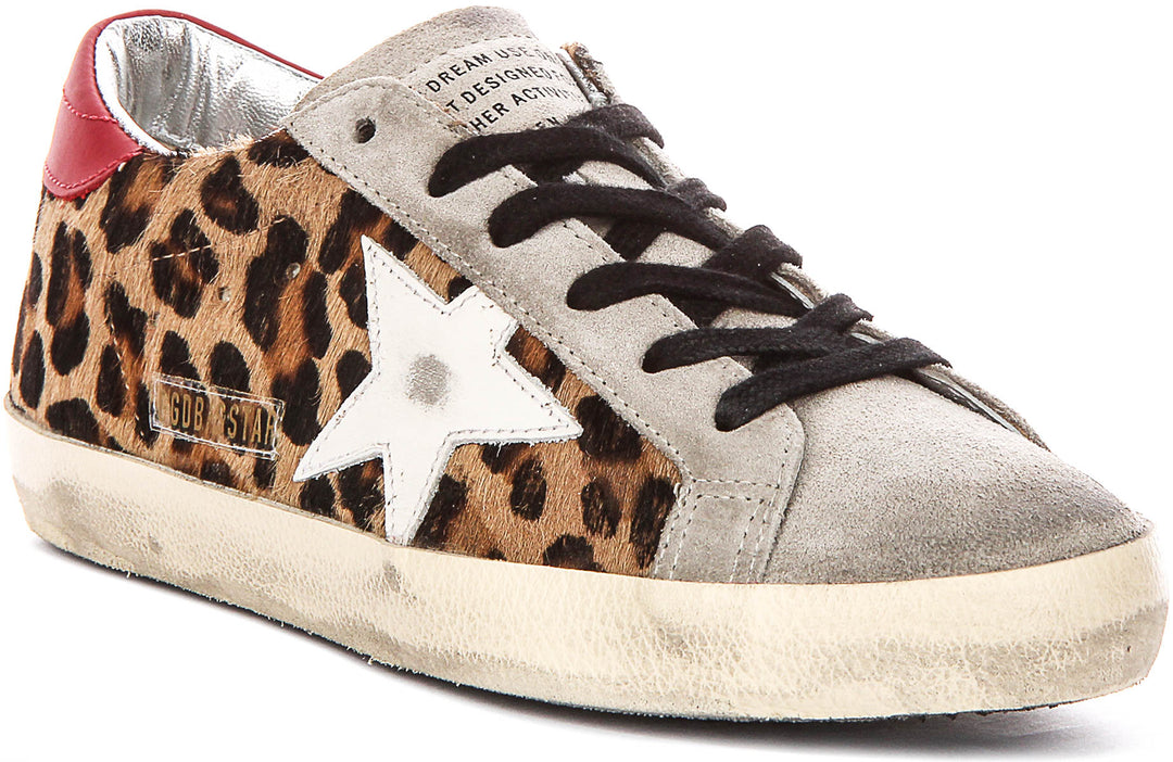 Golden Goose Super Star In Leopard For Women