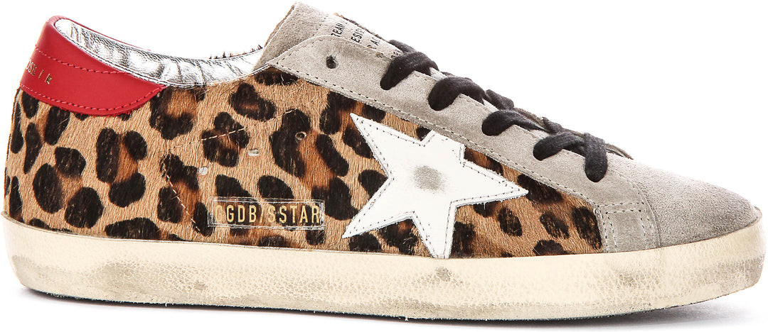 Golden Goose Super Star In Leopard For Women
