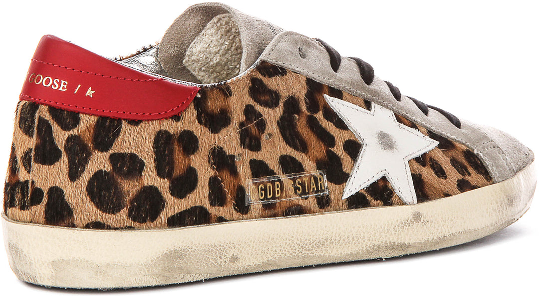 Golden Goose Super Star In Leopard For Women