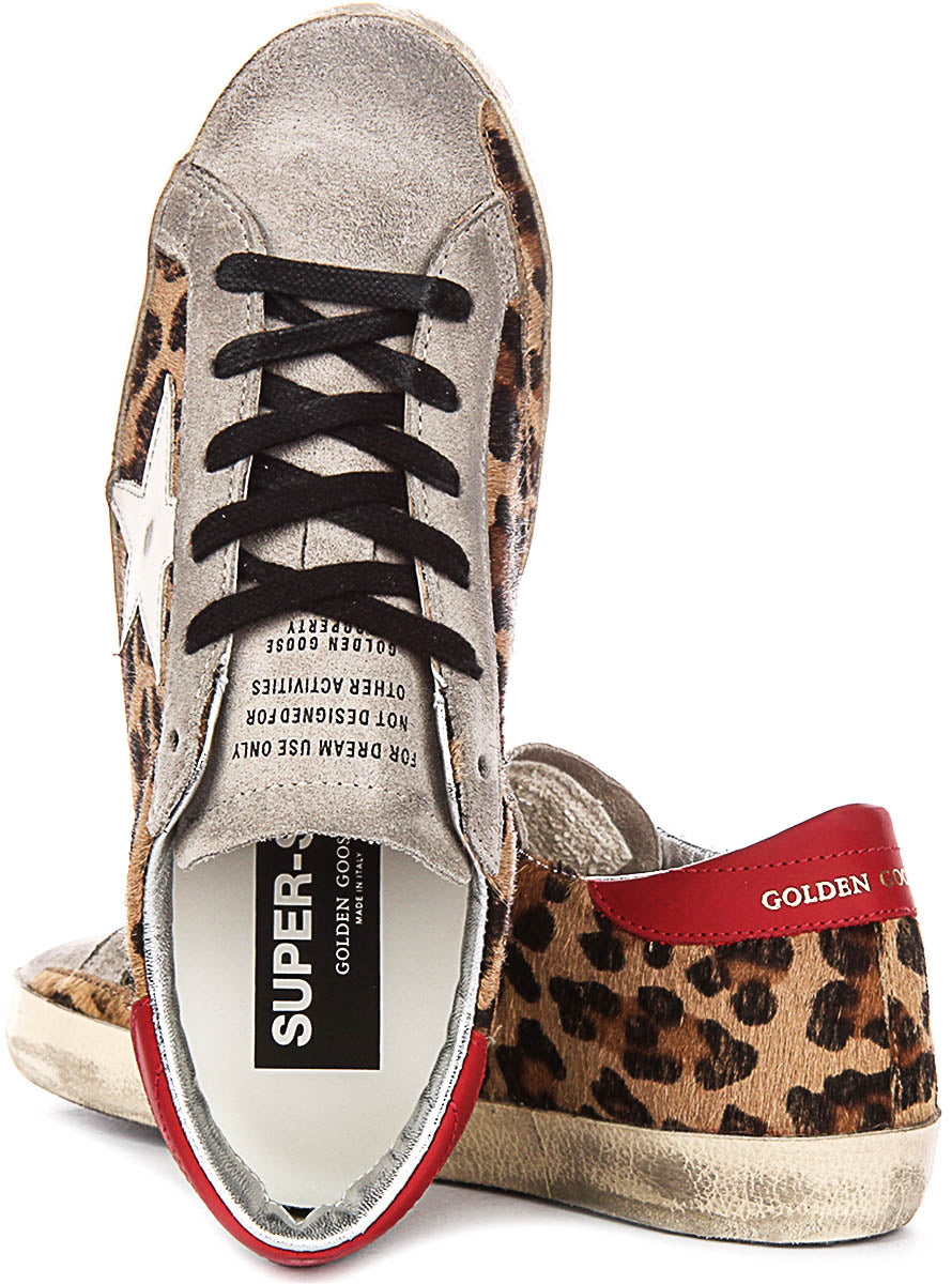 Golden Goose Super Star In Leopard For Women