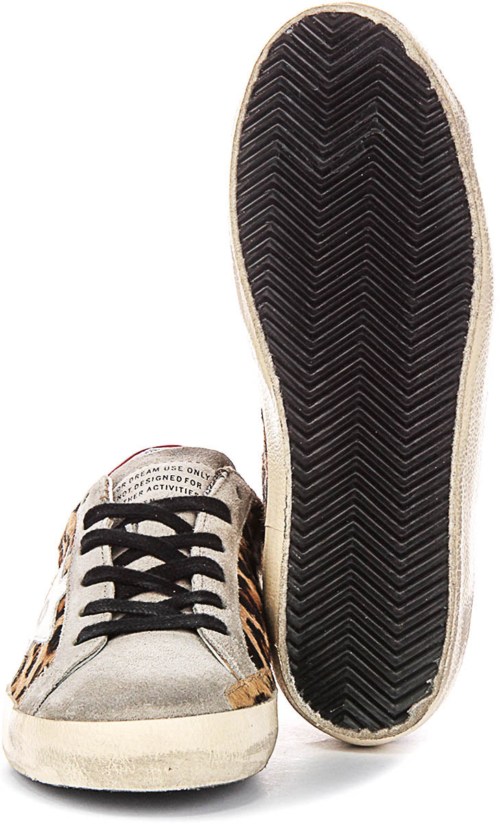 Golden Goose Super Star In Leopard For Women